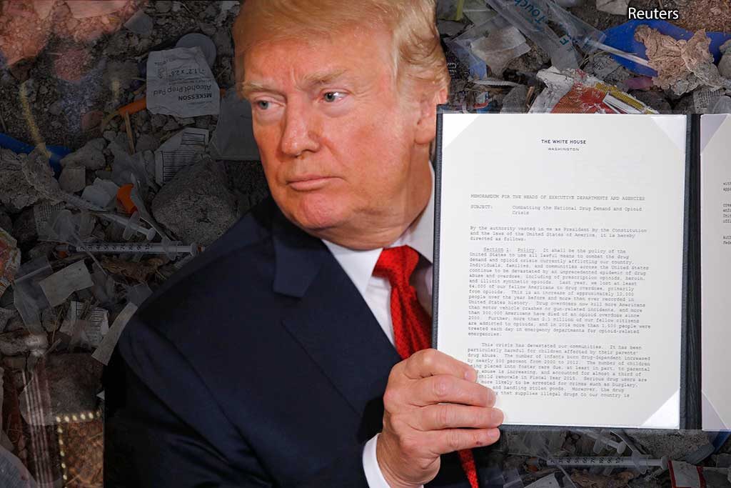 Reuters Трамп, опиатный кризис