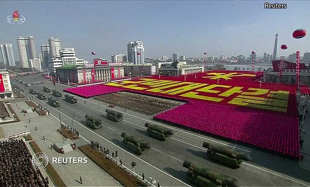 Reuters военный парад, Северная Корея